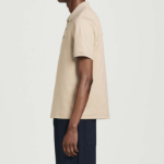 COS Regular Fit Mercerised Cotton Polo Shirt – Mole