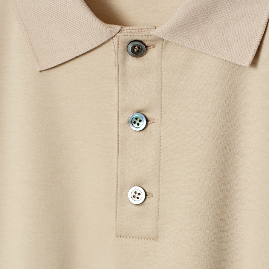 COS Regular Fit Mercerised Cotton Polo Shirt – Mole