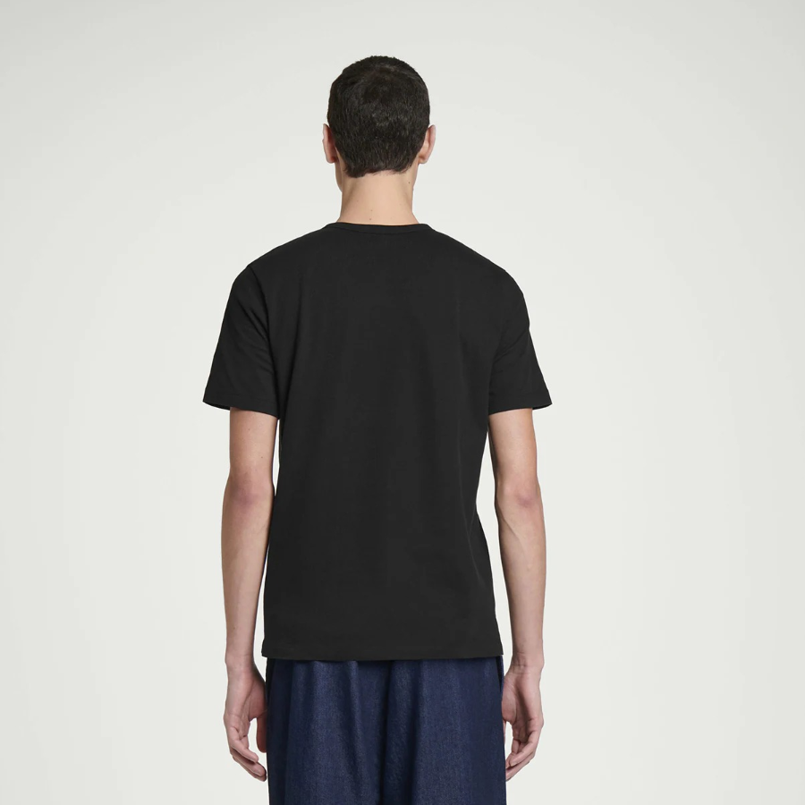 COS Regular Lightweight Brushed Cotton T-Shirt – Black