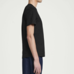 COS Regular Lightweight Brushed Cotton T-Shirt – Black
