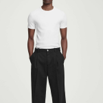 COS Slim Ribbed Cotton T-Shirt – White