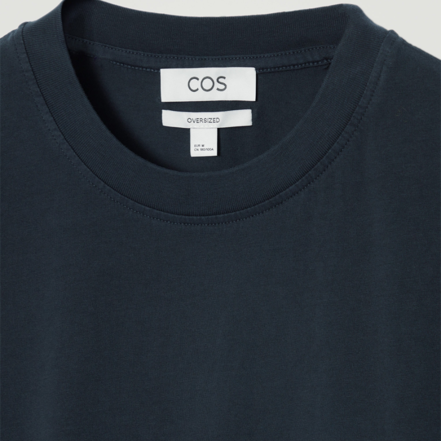 COS Oversized Cotton T-Shirt – Navy