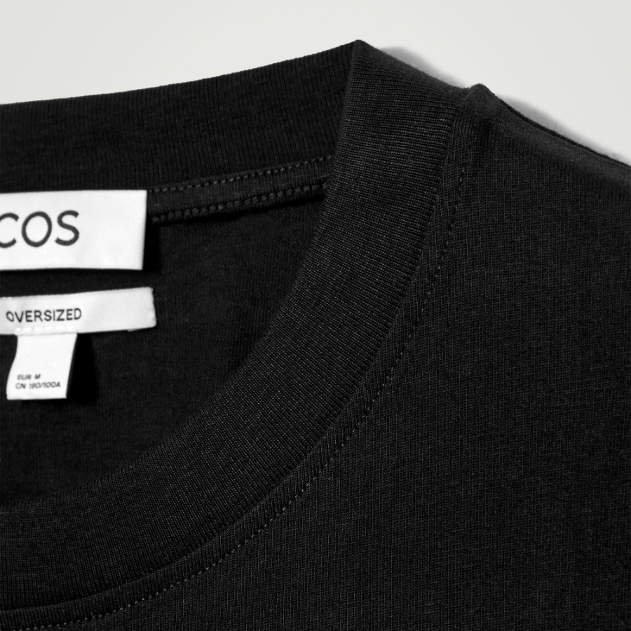 COS Oversized Cotton T-Shirt – Black