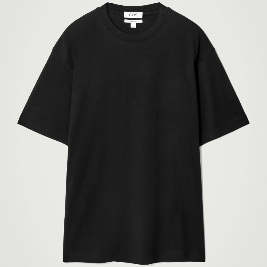 COS Oversized Cotton T-Shirt – Black