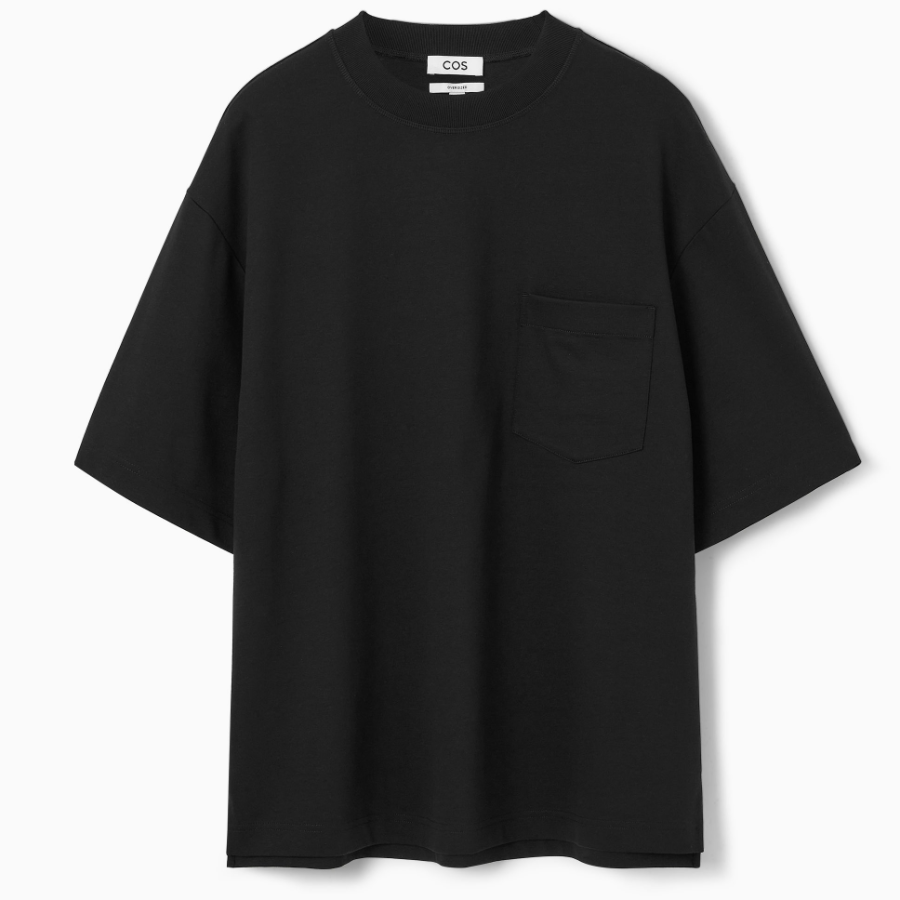 COS Oversized Heavyweight Cotton T-Shirt – Black