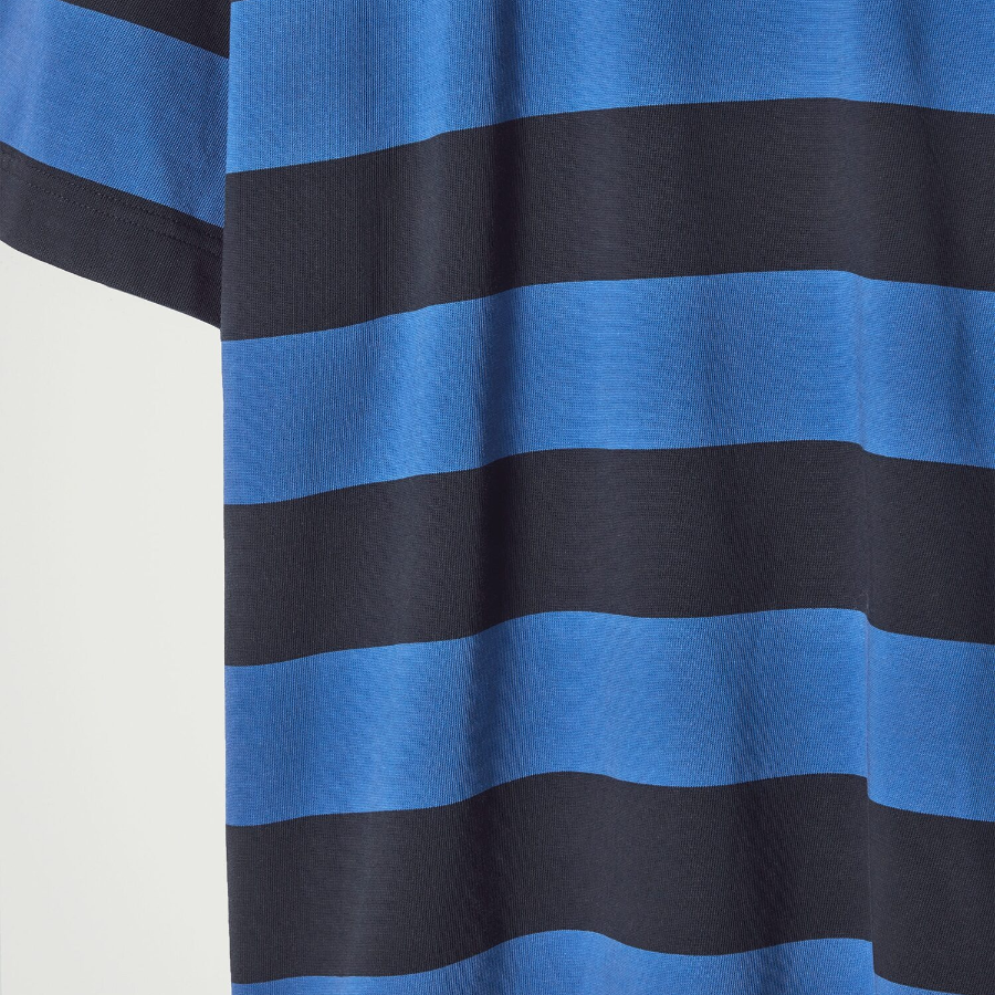 COS Relaxed Stripe T-Shirt – Blue
