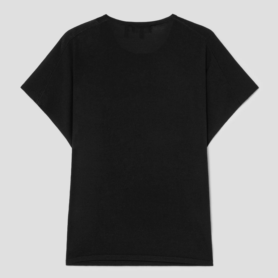 Theory Women Regal Wool Bat Wing Top - Black