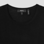 Theory Women Regal Wool Bat Wing Top - Black