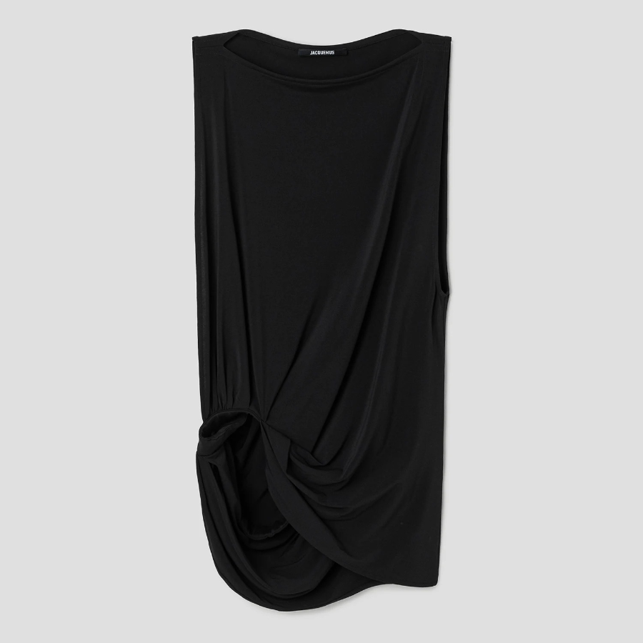 JACQUEMUS Le Haut Peplo - Black