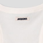 JACQUEMUS Le Debardeur Gros Grain - White