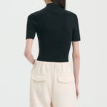 Theory Women Regal Merino Leenda Mockneck Pullover - Black