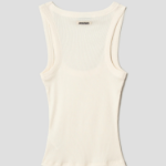 JACQUEMUS Le Debardeur Gros Grain - White
