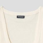 JACQUEMUS Le Debardeur Gros Grain - White