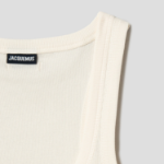 JACQUEMUS Le Debardeur Gros Grain - White