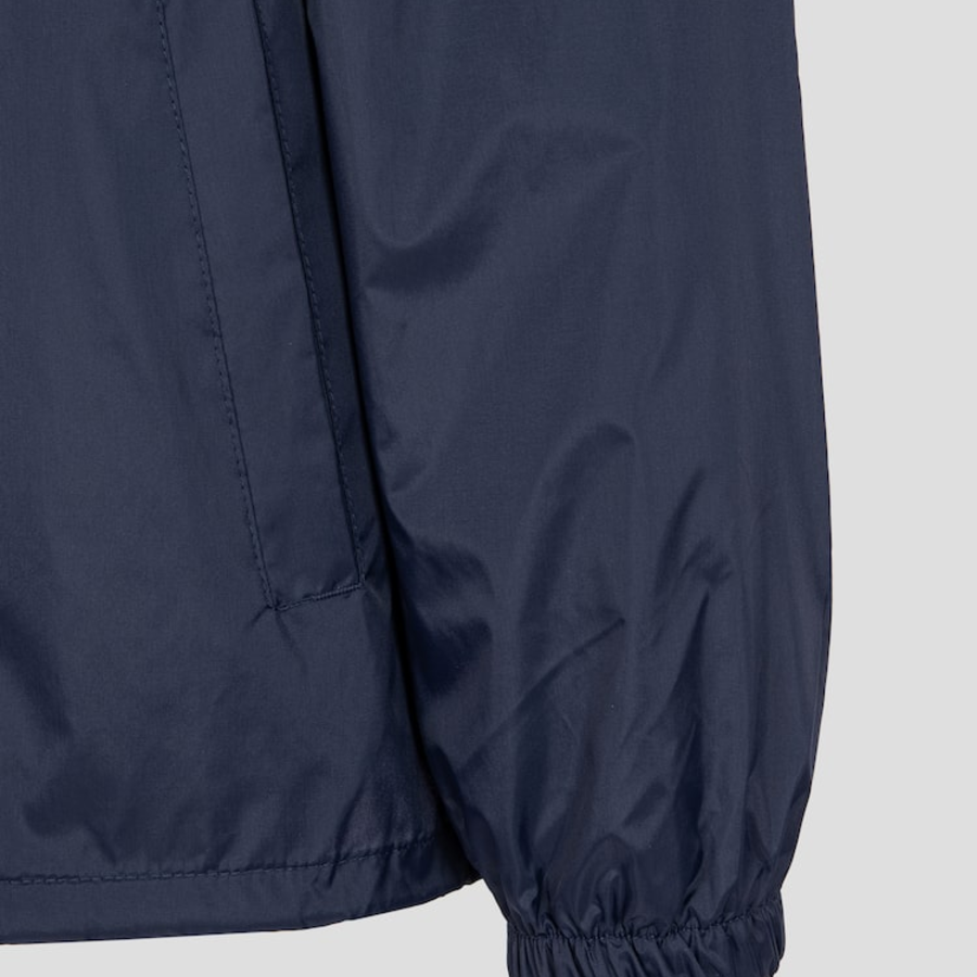 CDGCDGCDG (Unisex) Circle Logo Printed Coach Jacket — Navy