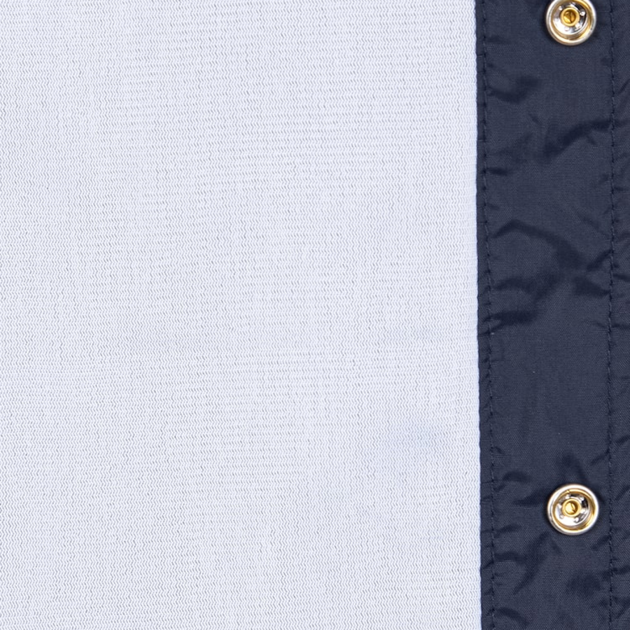 CDGCDGCDG (Unisex) Circle Logo Printed Coach Jacket — Navy