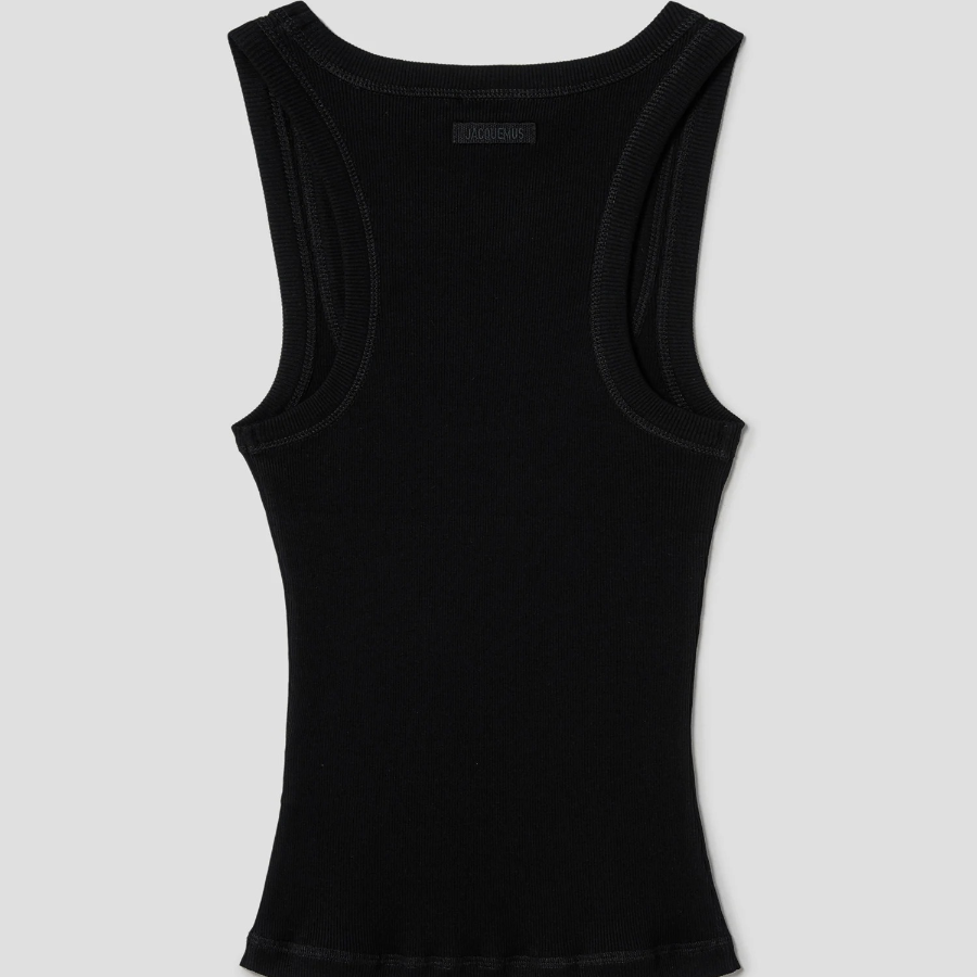 JACQUEMUS Le Debardeur Gros Grain - Black