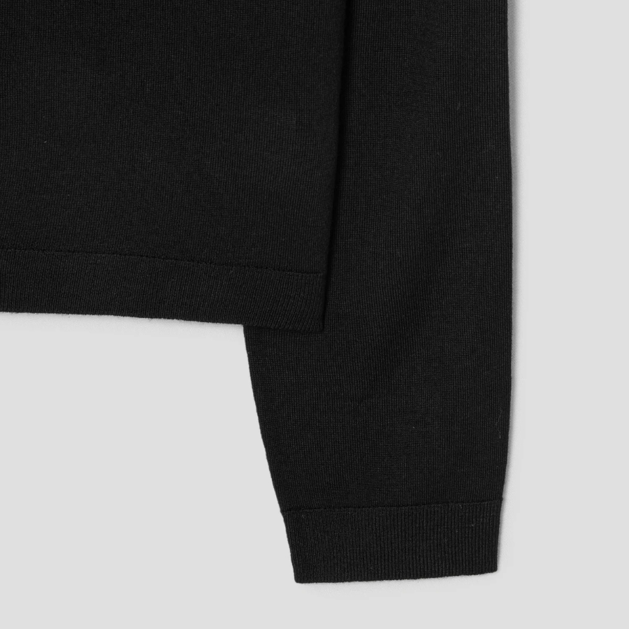 Theory Women Regal Wool Crop Cardigan - Black