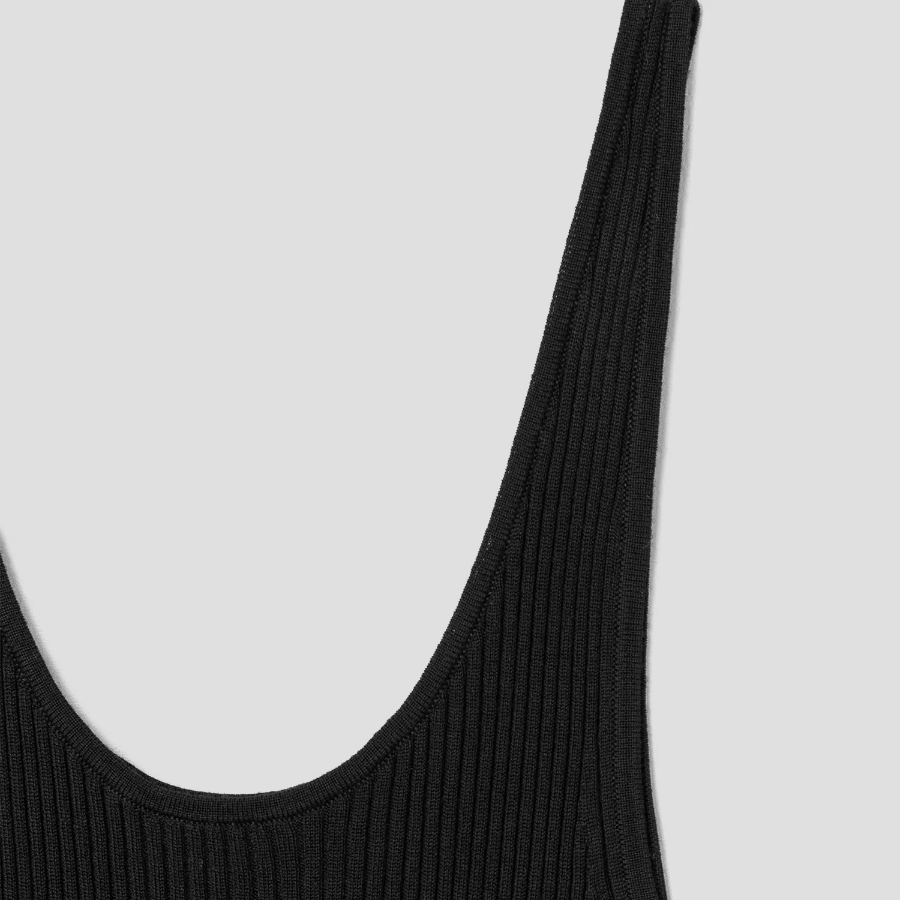Theory Women Regal Wool Rib Tank - Black