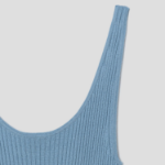 Theory Women Regal Wool Rib Tank - Stone Blue