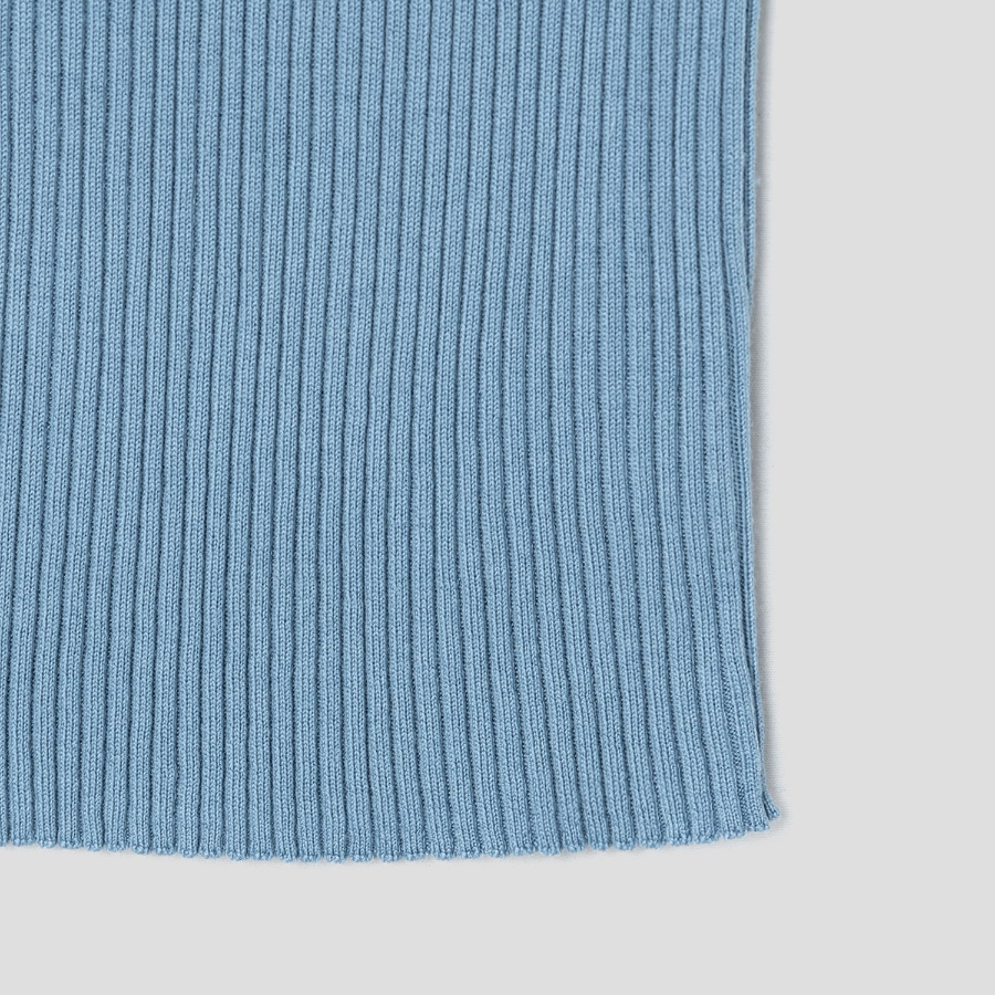 Theory Women Regal Wool Rib Tank - Stone Blue