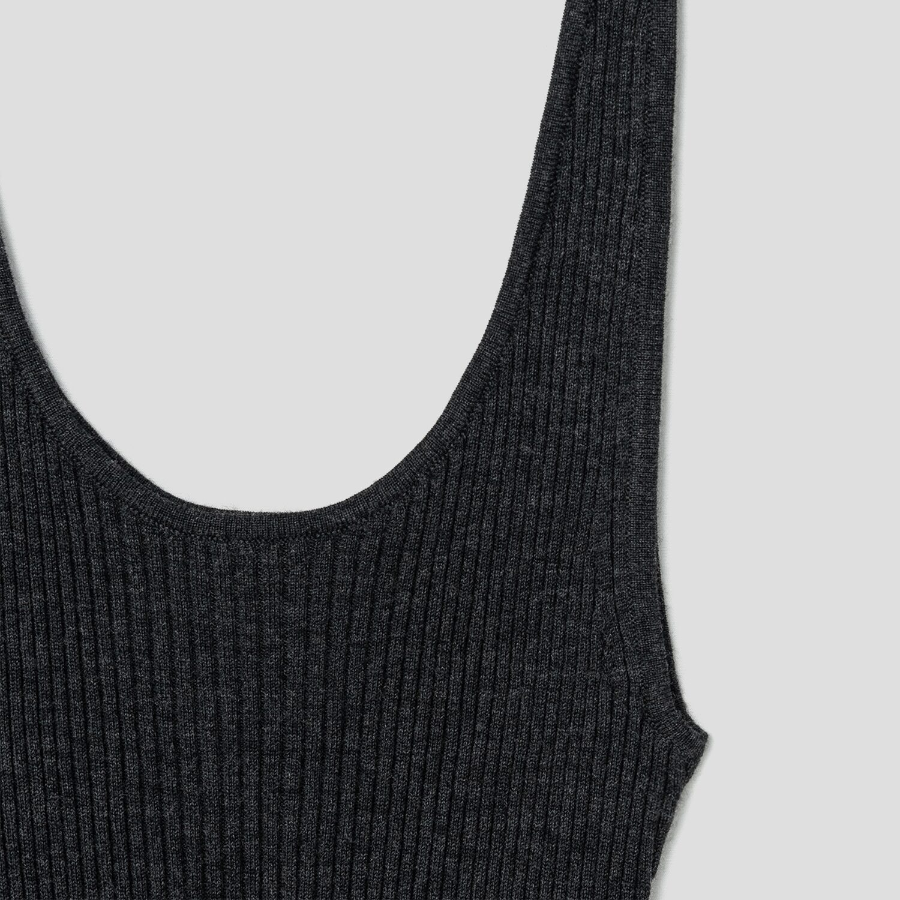 Theory Women Regal Wool Rib Tank - New Pestle Melange
