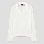 Theory Women Regal Wool Boy Polo - New Ivory
