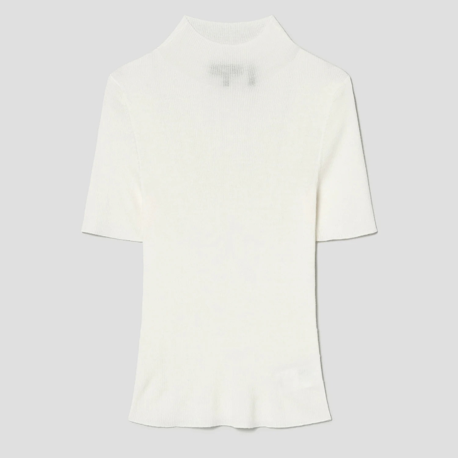 Theory Women Regal Merino Leenda Mockneck Pullover - New Ivory