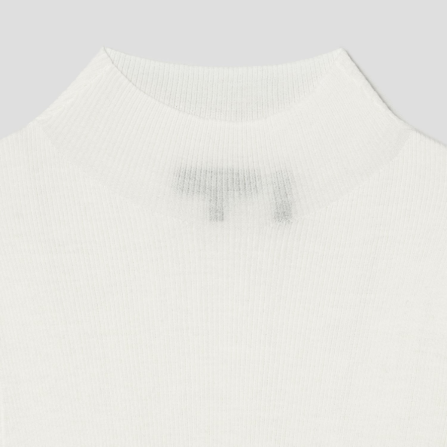 Theory Women Regal Merino Leenda Mockneck Pullover - New Ivory