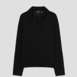 Theory Women Regal Wool Boy Polo - Black