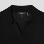Theory Women Regal Wool Boy Polo - Black