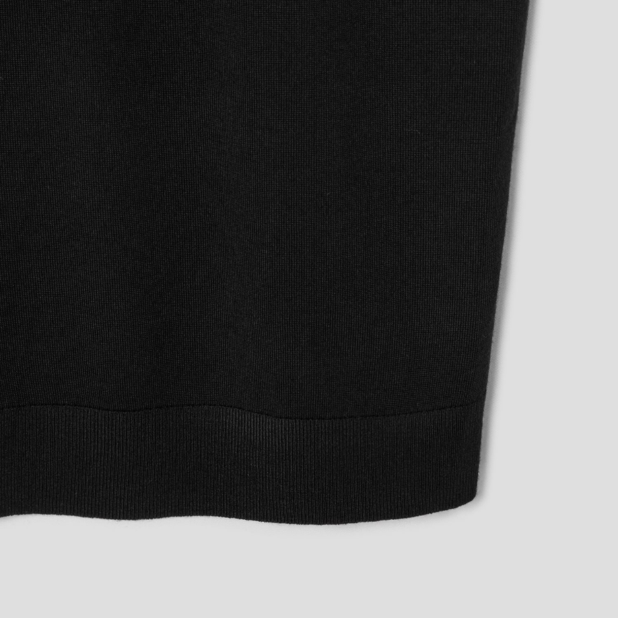 Theory Women Regal Wool Mock Neck Shell - Black