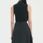 Theory Women Regal Wool Mock Neck Shell - Black