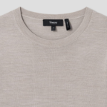 Theory Women Regal Wool Crew Neck Pullover - Pale Sand