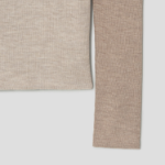 Theory Women Washable Silk Stripe Pullover - Wheat Multi