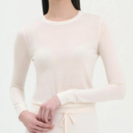 Theory Women Regal Wool Crew Neck Pullover - New Ivory