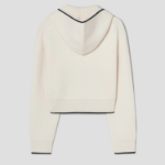 Theory Women Morton Wool Tweed Cardigan - White Multi