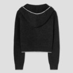 Theory Women Felted Mouline Tweed Cardigan - Black Multi