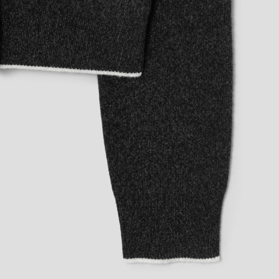 Theory Women Felted Mouline Tweed Cardigan - Black Multi