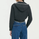 Theory Women Felted Mouline Tweed Cardigan - Black Multi