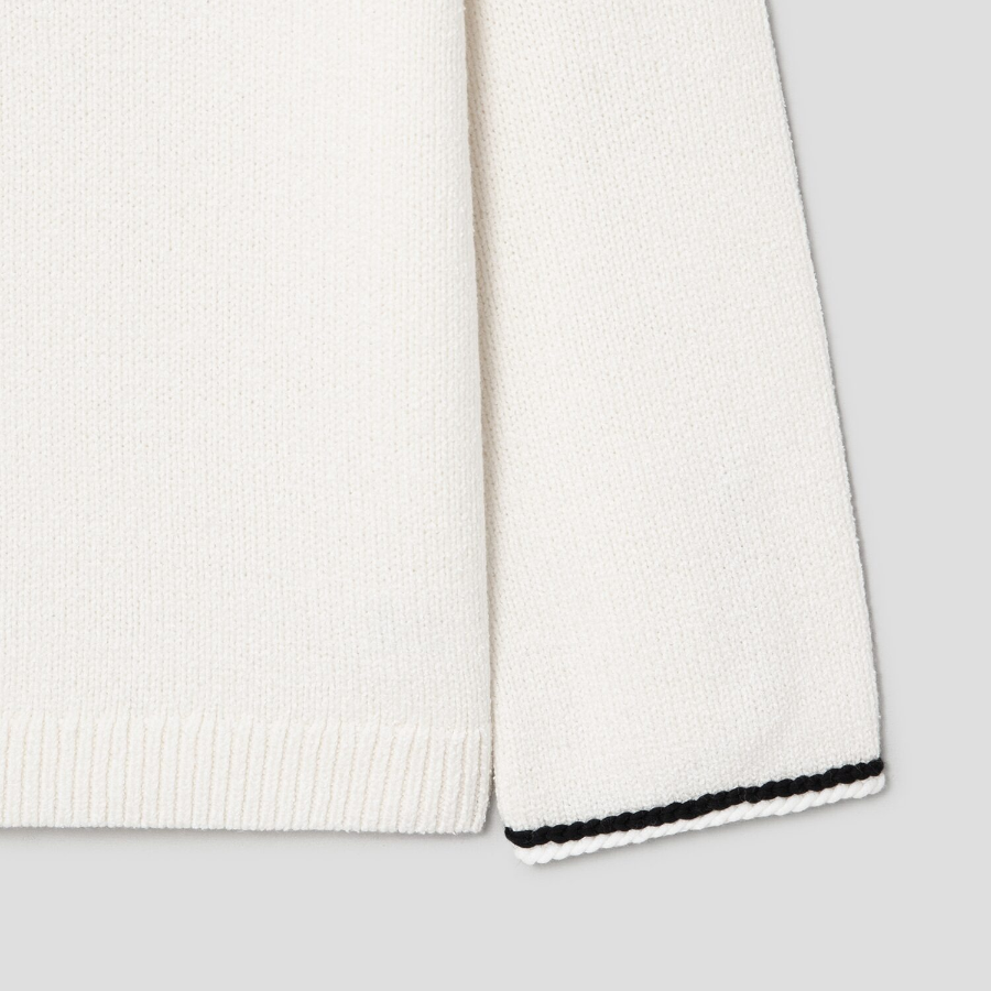 Theory Women Morton Wool Tweed Top - White Multi