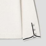 Theory Women Morton Wool Tweed Top - White Multi