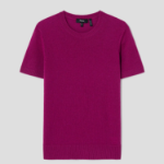 Theory Women Cashmere Basic Tee - Wildflower