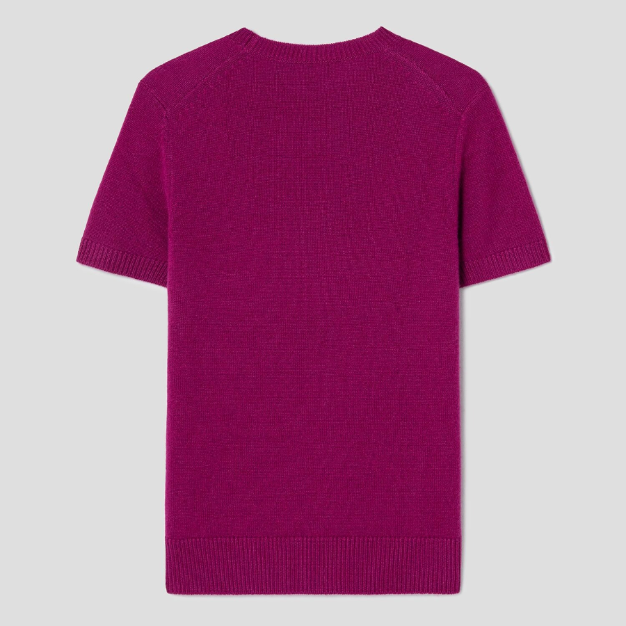 Theory Women Cashmere Basic Tee - Wildflower