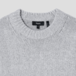 Theory Women Felted Wool Cash Oversized Pullover - Light Heather Grey
