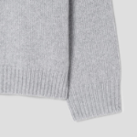 Theory Women Felted Wool Cash Oversized Pullover - Light Heather Grey