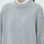 Theory Women Felted Wool Cash Oversized Pullover - Light Heather Grey