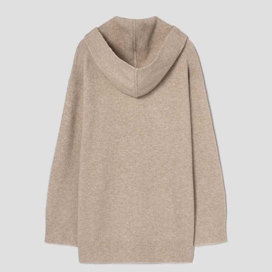 Theory Women Astor Wool Cozy Hoodie - Beige