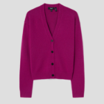 Theory Women Cashmere Long Sleeve Cardigan - Wildflower