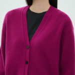 Theory Women Cashmere Long Sleeve Cardigan - Wildflower